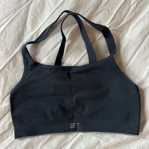 set active navy sports bra